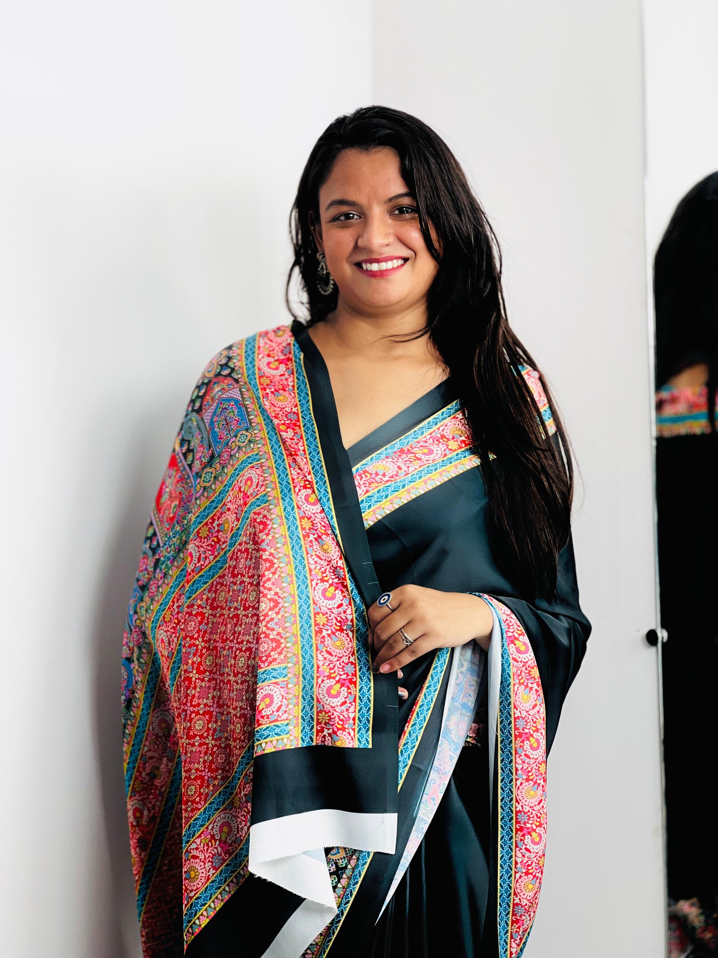 Black Elegance Designer Saree